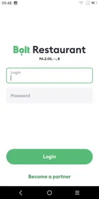 Bolt Restaurant android App screenshot 0